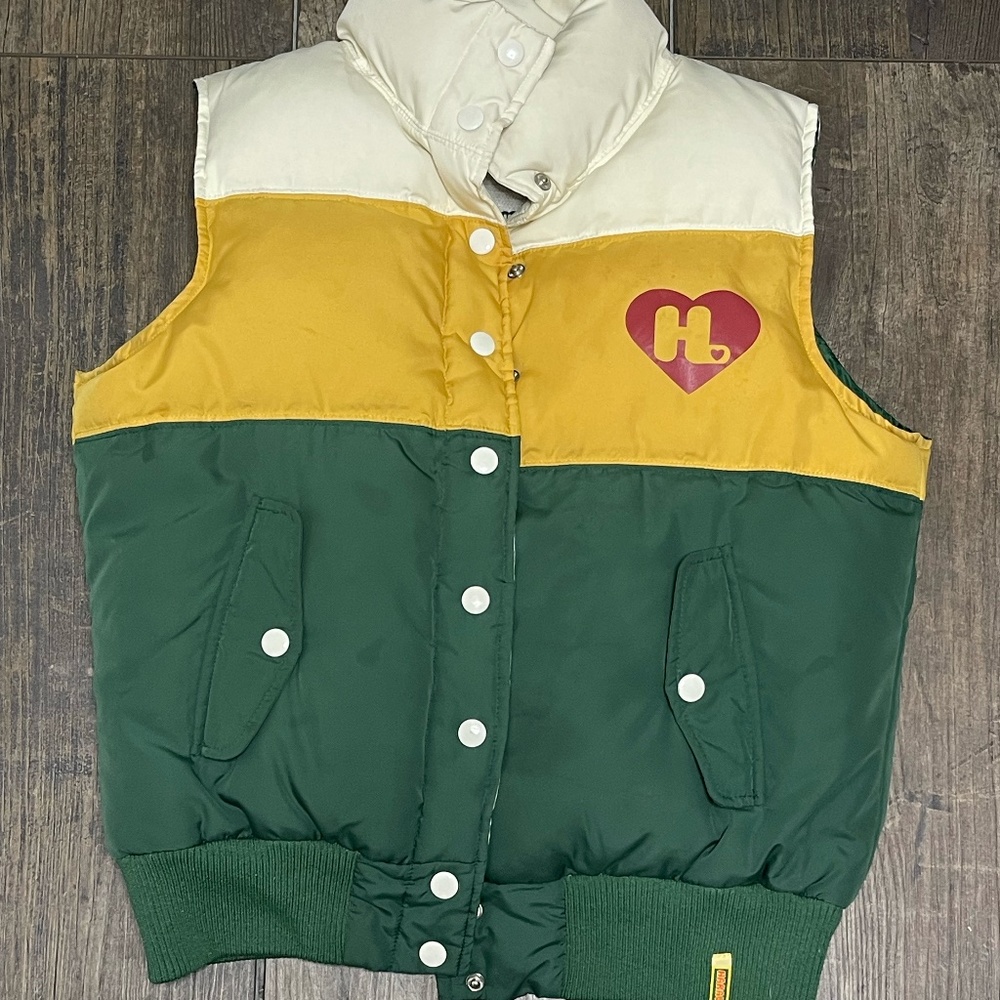 Harajuku Lovers Puffer Vest Jacket Size Large